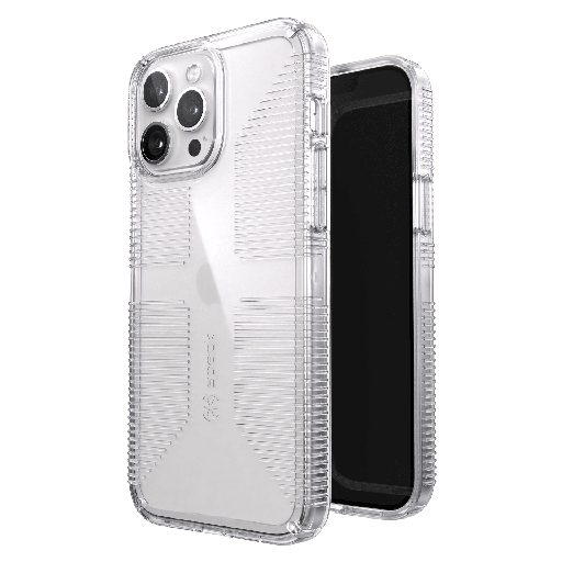 [141969-5085] Speck - Gemshell Grip Case For Apple Iphone 13 Pro Max  /  12 Pro Max - Clear