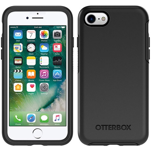 [77-56669] Otterbox - Symmetry Case For Apple Iphone Se 2022  /  Se 2020  /  8  /  7 - Black