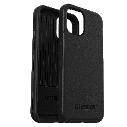 [77-65414] Otterbox - Symmetry Antimicrobial Case For Apple Iphone 12  /  12 Pro - Black