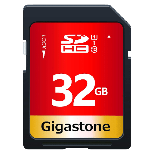 [GS-SDHC80U1-32GB-R] Gigastone - Sd Hc Memory Card 32gb - Red
