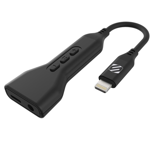 [I3AAP] Scosche - Audio Adapter 3.5mm For Apple Lightning Devices - Black