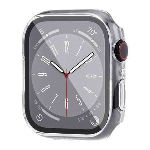 [CM050486] Case-mate - Tough Case With Integrated Glass Screen Protector For Apple Watch 45mm - Clear