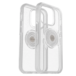 [77-88807] Otterbox - Otter  Pop Symmetry Clear Case With Popgrip For Apple Iphone 14 Pro  - Stardust Pop