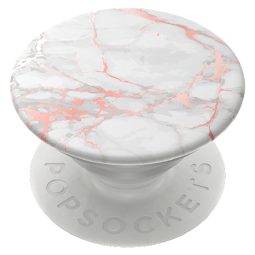 [801649] Popsockets - Popgrip - Rose Gold Lutz Marble