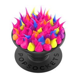[806299] Popsockets - Popgrip Premium - Spiky Pink Acid