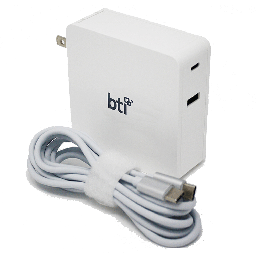 [87WUSB-C-BTI] Bti - Ac Adapter 87w For Usb Type C Laptops - Not Retail Packaged - White