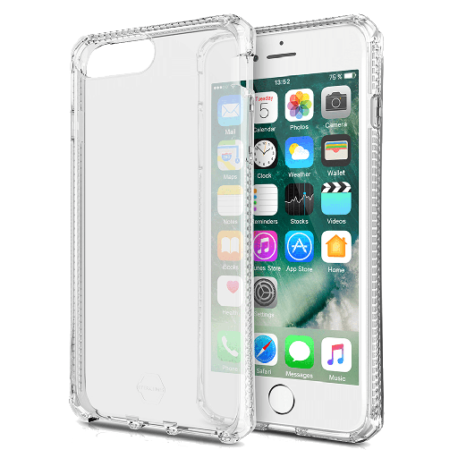[APPP-SPECM-TRSP] Itskins - Spectrum Clear Case For Apple Iphone 8 Plus  /  7 Plus  /  6s Plus  /  6 Plus - Transparent