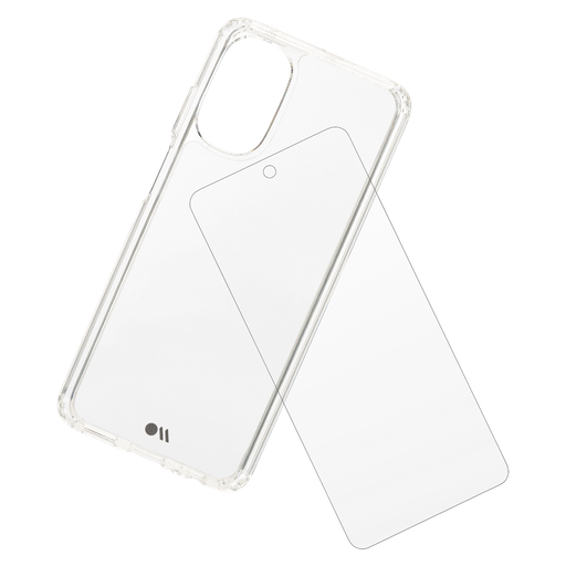 [CM048468] Case-mate - Protection Pack Tough Case And Glass Screen Protector For Motorola Moto G 5g 2022 - Clear