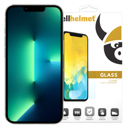 [TEMP-IPHONE-6.1-2021] Cellhelmet - Tempered Glass Screen Protector For Apple Iphone 14  /  13  /  13 Pro - Clear