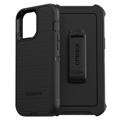 [77-83539] Otterbox - Defender Pro Case For Apple Iphone 13 Pro Max  /  12 Pro Max - Black