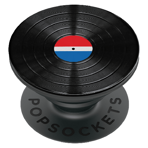[802755] Popsockets - Popgrip Luxe - Backspin Aluminum 45 Rpm