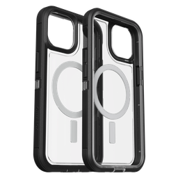 [77-90062] Otterbox - Defender Xt Magsafe Clear Case For Apple Iphone 14   /  Iphone 13 - Black Crystal