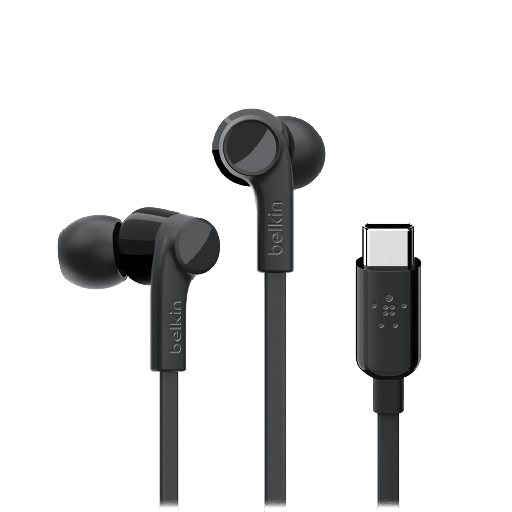 [G3H0002BTBLK] Belkin - Soundform Usb C In Ear Headphones - Black