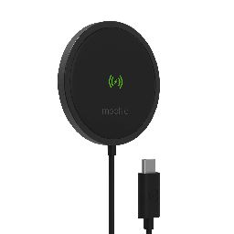[401307633] Mophie - Snap Plus Magsafe Wireless Charging Pad 15w - Black