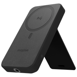 [401107913] Mophie - Snap Plus Magsafe Powerstation Wireless Charging Stand Power Bank 10000 Mah - Black