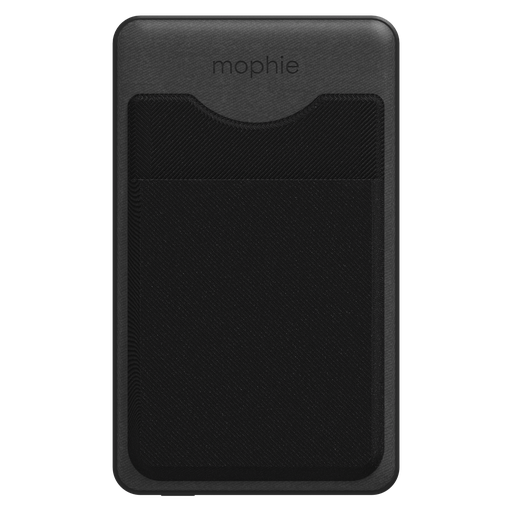 [401108985] Mophie - Snap Plus Magsafe Juice Pack Mini Wallet Wireless Charging Power Bank 5000 Mah - Black