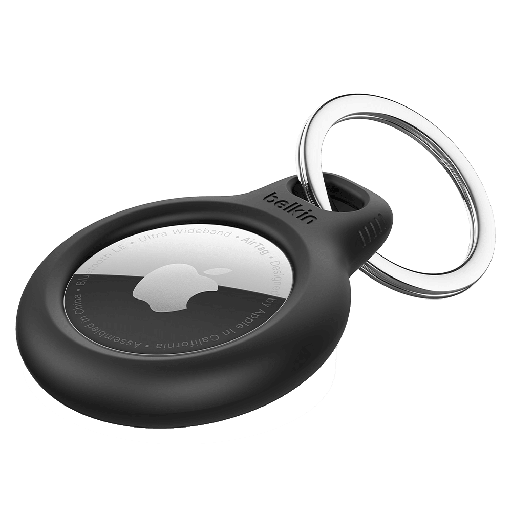[F8W973BTBLK] Belkin - Secure Holder With Key Ring For Apple Airtag - Black
