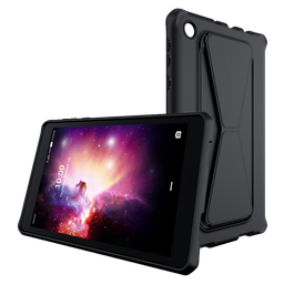 [TCL8-SPSTD-BLCK] Itskins - Spectrumr Stand Case For Tcl Tab 8 - Black