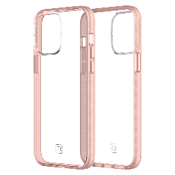 [IPH-2027-RQC] Incipio - Idol Case For Apple Iphone 14 Pro Max - Rose Quartz And Clear