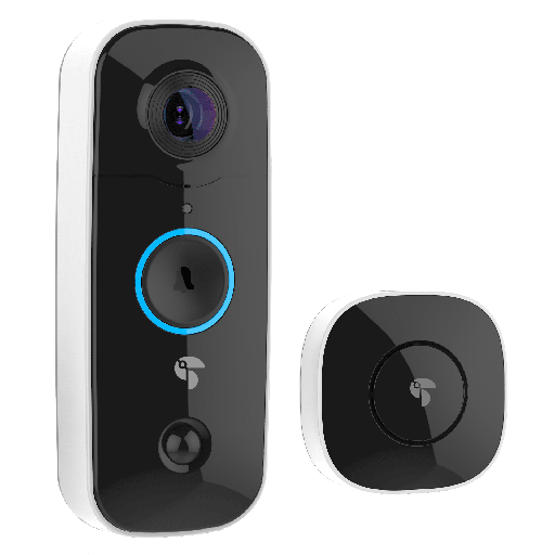 [TVD200WUC] Toucan - Wireless Video Doorbell With Extra Large Rechargable Battery - White