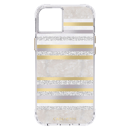 [CM049272] Case-mate - Pearl Magsafe Case For Apple Iphone 14 Plus - Pearl Stripes