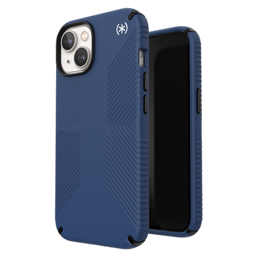 [150059-9974] Speck - Presidio Grip 2 Magsafe Case For Apple Iphone 14    /    13   /   Iphone 16e - Coastal Blue