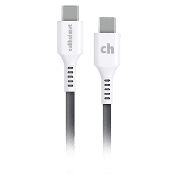 [CABLE-C-C-6-R-G] Cellhelmet - Type C To Type C Round Cable 6ft - Gray