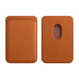 [AC-CH-MPCH-BW] PU Leather Magnet Phone Card Holder - Brown