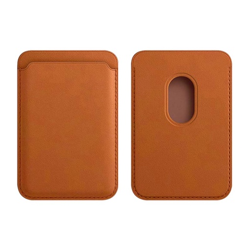 [AC-CH-MPCH-BR] PU Leather Magnet Phone Card Holder - Brown