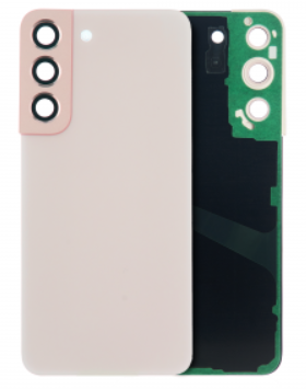 [SP-S22-BCV-ROGO] Back Cover Glass With Camera Lens For Samsung Galaxy S22 (No Logo) (Rose Gold)
