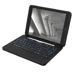 [103104613] Zagg - Rugged Book Go Keyboard And Case For Apple Ipad 10.2  /  Air 10.5  /  Pro 10.5 - Black