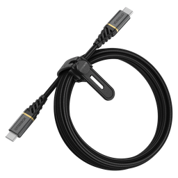 [78-80977] Otterbox - Premium Fast Charge Usb C Cable 2m - Glamour Black