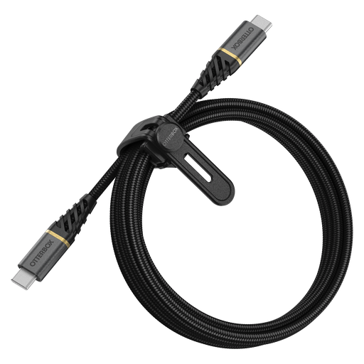 [78-80977] Otterbox - Premium Fast Charge Usb C Cable 2m - Glamour Black