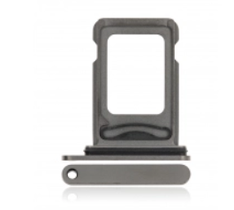 [SP-I12PM-DSCT-GRP] Dual Sim Card Tray For iPhone 12 Pro Max / 12 Pro (Graphite) (Premium)