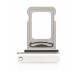 [SP-I12PM-DSCT-SLV] Dual Sim Card Tray For iPhone 12 Pro Max / 12 Pro (Silver) (Premium)