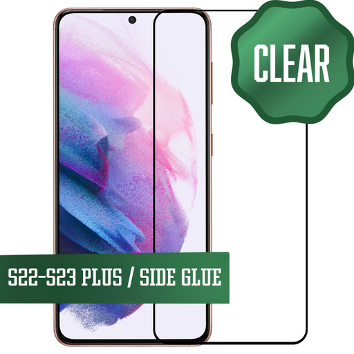 [TG-S23P] Tempered Glass for Samsung Galaxy S22 Plus / S23 Plus- Side Glue