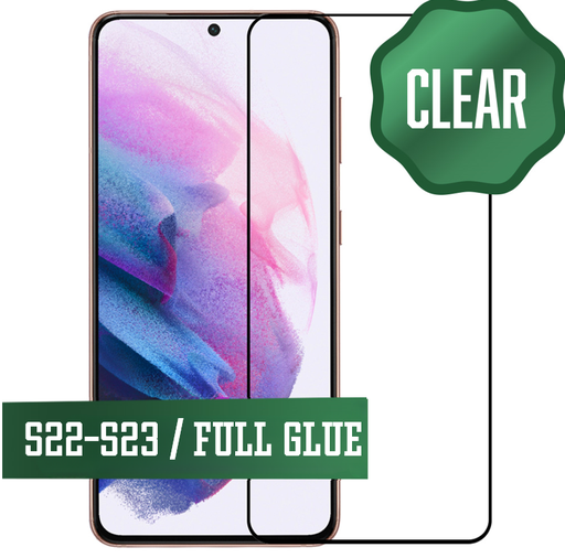 [TG-S23-FL] Tempered Glass for Samsung S22 / S23 - Full Glue