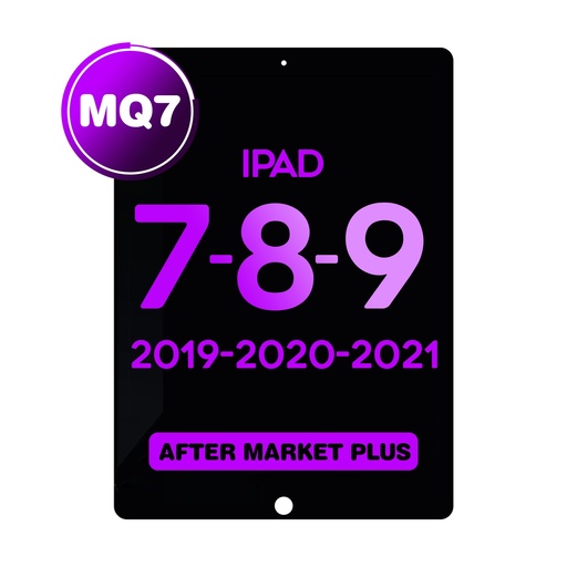 [DGT-IP9-ALL-BK] Digitizer for iPad 7 / iPad 8 /iPad 9 (Without Home Button) (MQ7 / Aftermarket Plus) - Black 