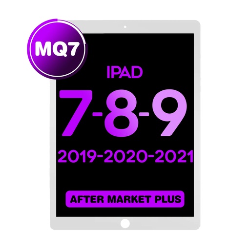 [DGT-IP9-ALL-WH] Digitizer for iPad 7 / iPad 8 /iPad 9 (Without Home Button) (MQ7 / Aftermarket Plus) - White 