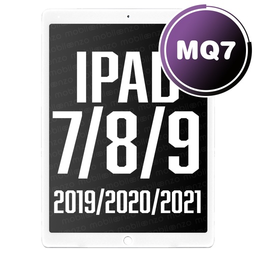 [DGT-IP9-ALL-WH] Digitizer for iPad 7 / iPad 8 /iPad 9 (Without Home Button) - White (Aftermarket Plus: MQ7)