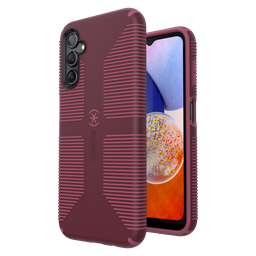 [150350-3137] Speck - Presidio Impact Hero Case For Samsung Galaxy A14 5g - Rusty Red And Black