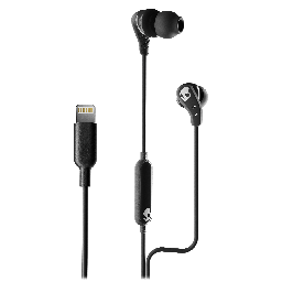 [S2SGY-N740] Skullcandy - Set Apple Lightning In Ear Wired Headphones - True Black