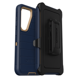 [77-91050] Otterbox - Defender Pro Case For Samsung Galaxy S23  - Blue Suede Shoes