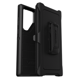 [77-91064] Otterbox - Defender Pro Case For Samsung Galaxy S23 Ultra  - Black