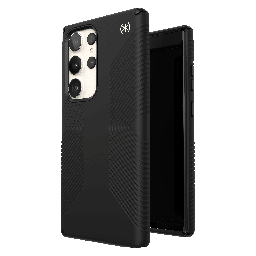 [150344-D143] Speck - Presidio2 Grip Case For Samsung Galaxy S23 Ultra - Black