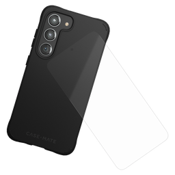 [CM050692] Case-mate - Protection Pack Tough Case And Glass Screen Protector For Samsung Galaxy S23 - Black