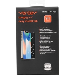 [TGPHXMEZVNV] Ventev - Toughglass Easy Install Tab Tempered Glass Screen Protector For Apple Iphone 11 Pro Max  /  Xs Max - Clear