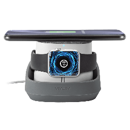 [WRLSWATCHVNV] Ventev - Wireless Watchdock Duo 10w - White And Gray