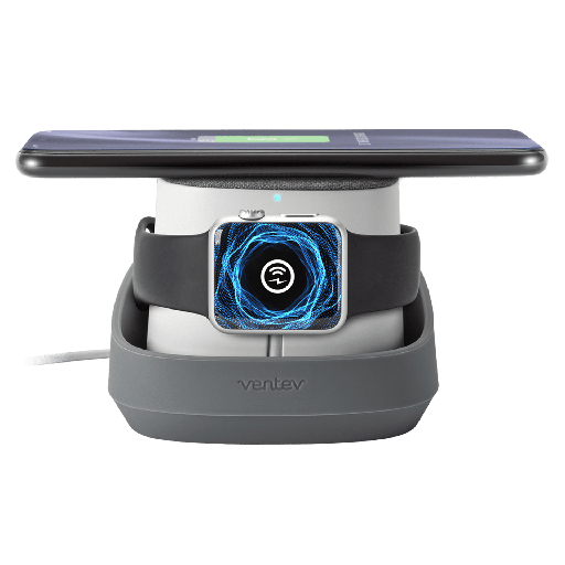 [WRLSWATCHVNV] Ventev - Wireless Watchdock Duo 10w - White And Gray