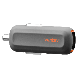 [2-4AVPA8PVNV] Ventev - 12w Dashport R1240 Car Charger And Usb A To Apple Lightning Cable 3.3ft - Gray